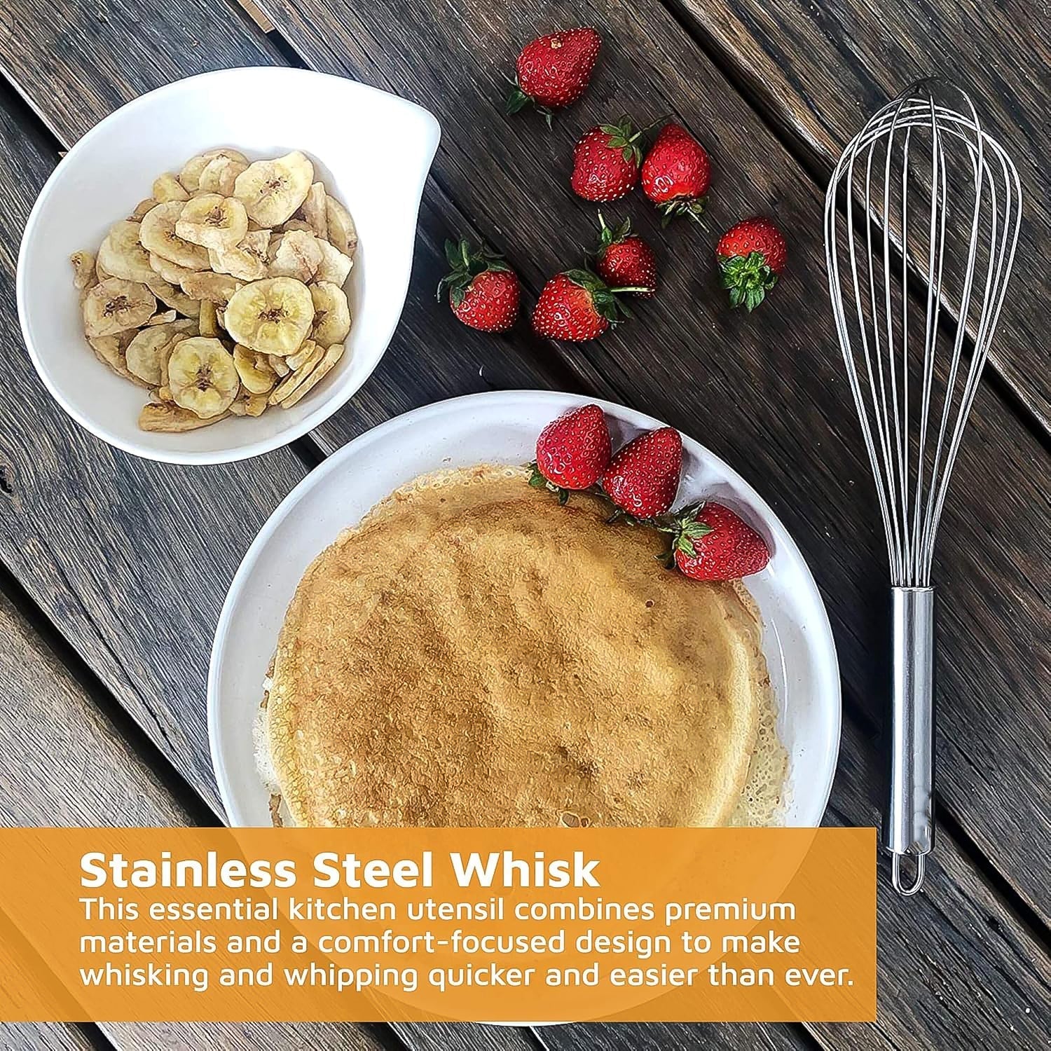 Durable Stainless Steel Balloon Whisk  Durable Stainless Steel Balloon Whisk